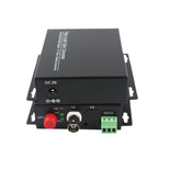 1 port Analog video fiber converters A set. PAL NTSC SECAM video over fiber extenders, FC Singlemode up 20Km for Video monitoring, Security Systems and more